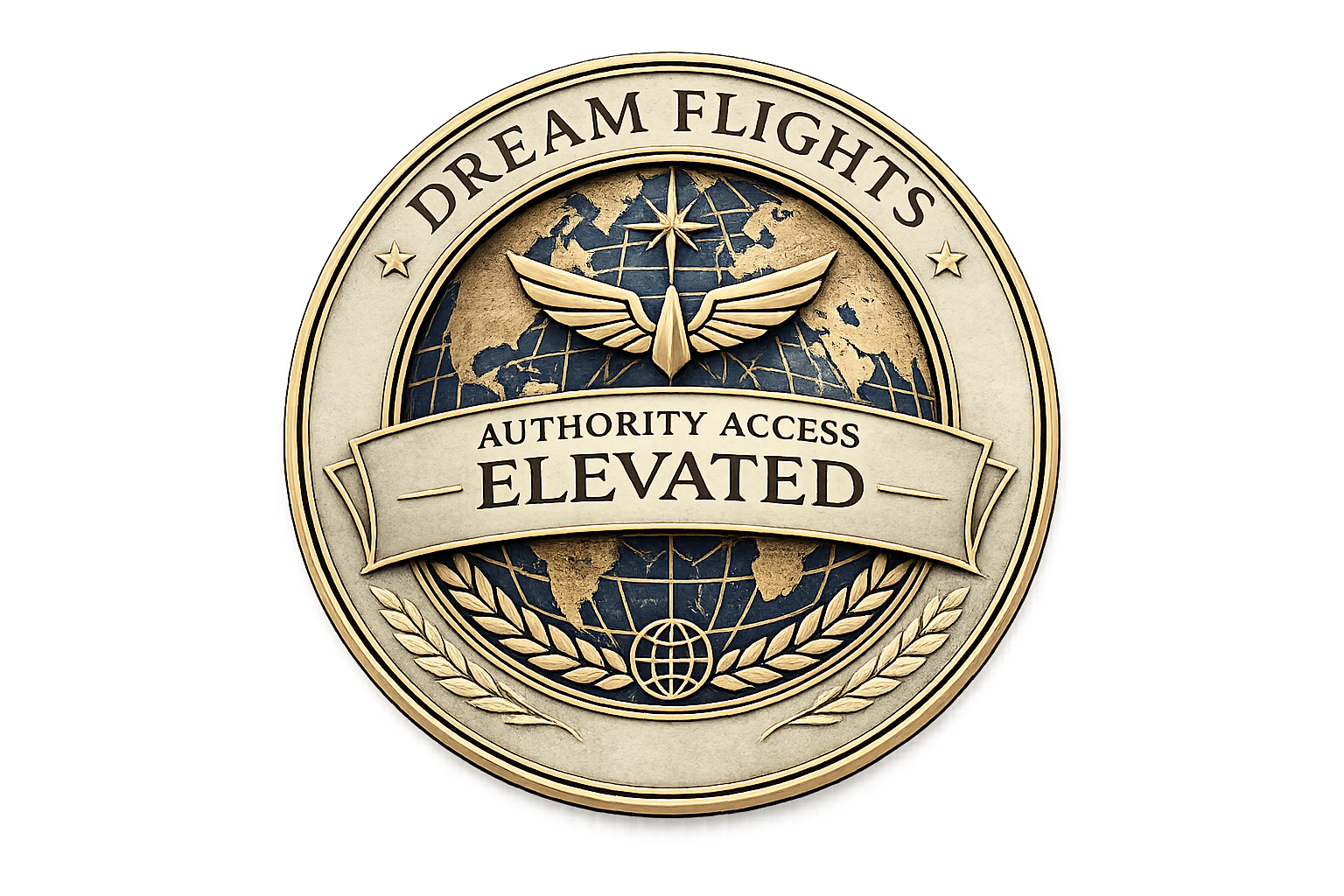 Dream Flights Authority Access Elevated seal